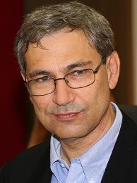 Portrait image of Orhan Pamuk